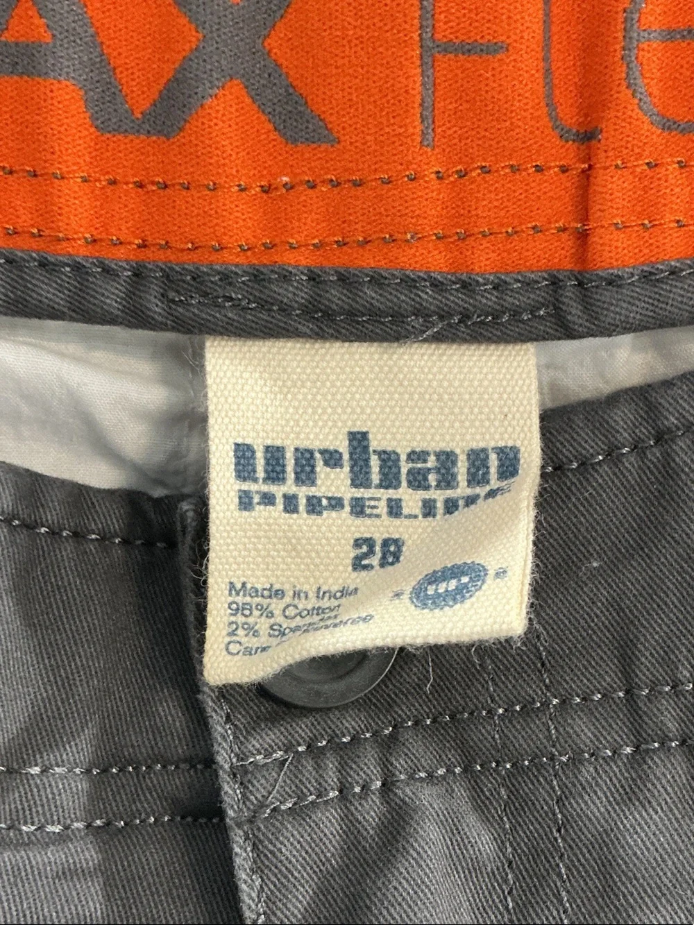 urban pipeline MaxFlex Black Flat-Front Men's Shorts